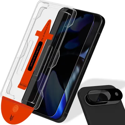 Produktbild von 1-Pack Google Pixel 9 Privacy Displayschutz & 1-Pack Linsenschutz - Gehärtetes Glas | [Automatische Installation] - Blasenfrei