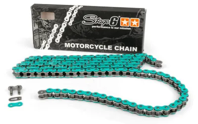 Image de Chaîne de transmission STAGE6, pas 420, HQ, turquoise