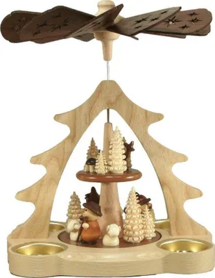 Produktbild von Tischpyramide Schäfer mit Schafen Höhe 22cm NEU