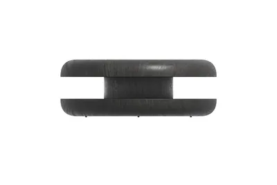 Produktbild von SalesFever Couchtisch Ø 90 cm | drehbar | rund | MDF mit Eschenholzfurnier | B 90 x T 90 x H 35 cm | Schwarz
