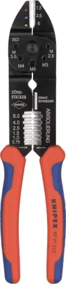 Produktbild von Crimpzange L.230mm 0,5-6 (AWG 20-10) mm² KNIPEX