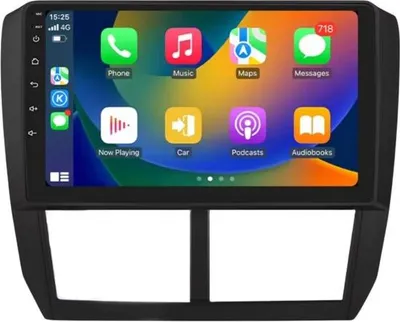 Immagine prodotto di Autoradio con Bluetooth e CarPlay per Subaru Forester 3SH e Impreza (2007-2013) - Compatibile con Apple e Android - Impianto stereo con sistema di navigazione - 2 GB di RAM, 32 GB di memoria interna