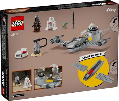 Obrázok produktu pre LEGO Star Wars Mando, Grogu a stíhačka N-1 StarfighterTM, Stavebnica, 4 rok / roky, Plast, 92 kusov, 245 g