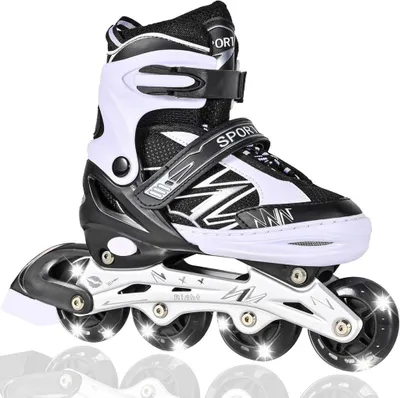 Produktbild von Verstellbare Inline-Skates für Kinder mit leuchtenden Rollen