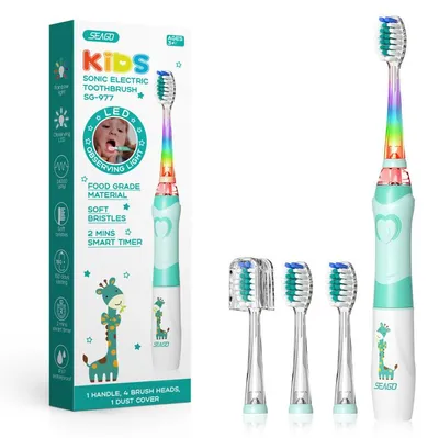 Zdjęcie produktu dla Soniczna szczoteczka do zębów dla dzieci SG-977 różowa