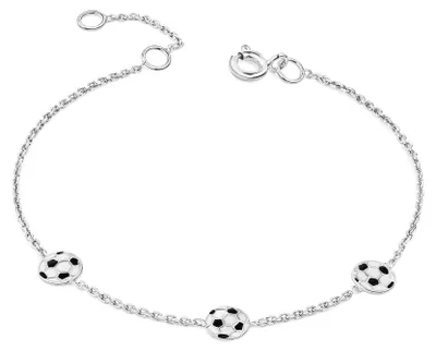 Produktbild von Zeeme Silber Armband 925/- Sterling Silber 13/15cm weiß 203260021