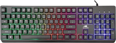 Immagine prodotto di Tastiera a membrana da gioco Baracuda STARFISH, layout US, nero (BGK-02114)