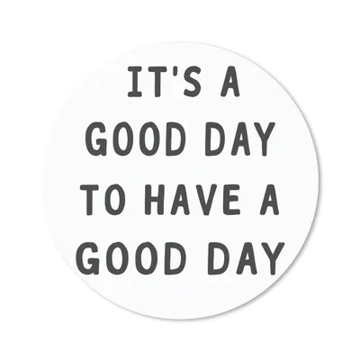 Produktbild von MuchoWow® Mauspad Mousepad Zitate - Positiv - Sprichwort - Schwarz und weiß 40x40 cm - Mousepads - Maus Mat - Pad - Mausunterlage - Schreibtisch Accessoires