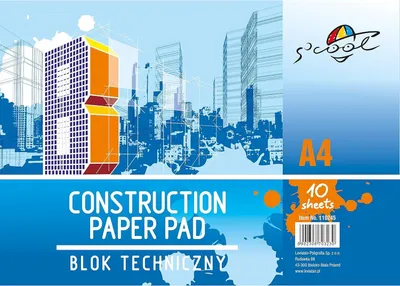 Obrázok produktu pre TECHNICKÝ BLOK A4, 10 listov, 160 g/m²