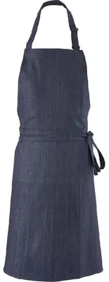 Immagine prodotto di Grembiule a bretella, blu navy, lunghezza 92 cm