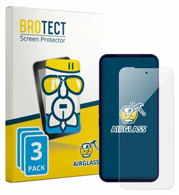 Produktbild von 3x BROTECT Schutzglas für Fairphone 6 Plus Schutzfolie Panzer Folie Glas Display Schutz klar