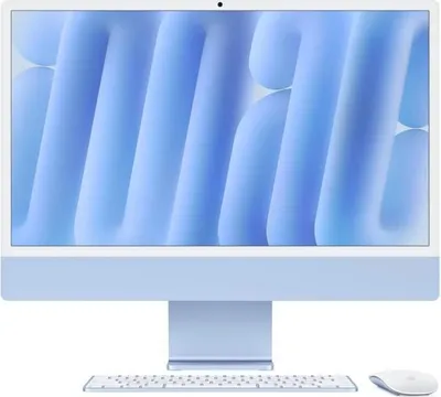 Image de iMac 24 pouces Retina 4.5K, Puce Apple M4 8-Core CPU 8-Core GPU, 16Go RAM, 256Go SSD, Bleu (2024)