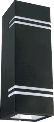 Produktbild von Wandleuchte, Up & Down Strahler, Edelstahl, H 25 cm