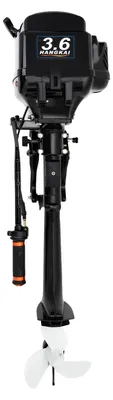 Produktbild von Außenbordmotor, 2-Takt, 55CC, 2.6kW / 3.6PS, Übersetzungsverhältnis 2.08, Abmessungen 36.5 x 22 x 92 cm
