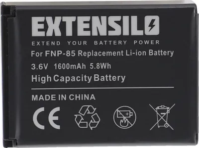 Produktbild von EXTENSILO Akku kompatibel mit Fujifilm FinePix SL260, SL240, F305, SL1000, SL305, SL300, SL280 Kamera (1600 mAh, 3,6 V, Li-Ion)