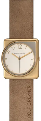 Produktbild von Rolf Cremer Fusion Uniuhr 508808 Beige, Gold Leder