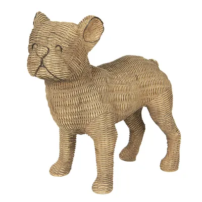 Obrázek produktu pro Clayre & Eef figurka pes 31x16x30 cm Hnědý polyresin