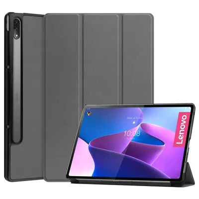 Obrázek produktu pro Pouzdro pro Lenovo Tab P12 Pro 12,6" Ochranné krycí pouzdro s funkcí stojánku a funkcí automatického uspání/probuzení šedé barvy