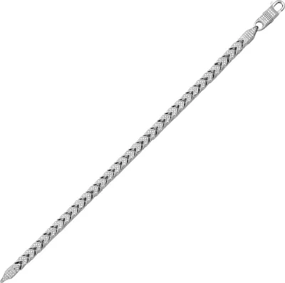 Produktbild von Elegant 925 Sterling Silber Herren - Kette mit Zirkonia - 81cm*6mm; TRS24634L32