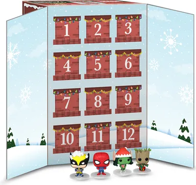 Produktbild von Marvel 12 Tage Adventskalender Funko Pocket Pop!