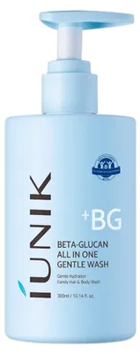 Obrázek produktu pro iUNIK - Beta glukan vše v jednom jemný mycí prostředek 300ml