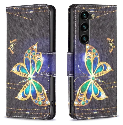 Image de Étui de protection en simili cuir pour Samsung Galaxy S24 Plus, motif 4