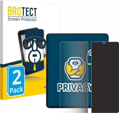 Produktbild von 2x BROTECT Sichtschutzfolie für Samsung Galaxy Z Fold 5 (Inneres Display) Anti-Spy Privacy Sichtschutz Blickschutz Folie Blaulicht-Schutz