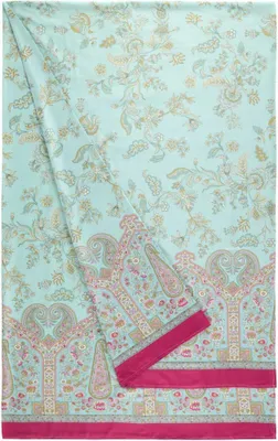 Produktbild von Bassetti Baumwoll-Foulard INDIAN ROSES Farbe T1 TURCHESE Größe 350x270