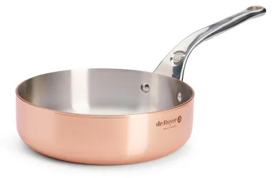 Image de De Buyer SAUTÉRE DROITE, INOX, Ø24CM