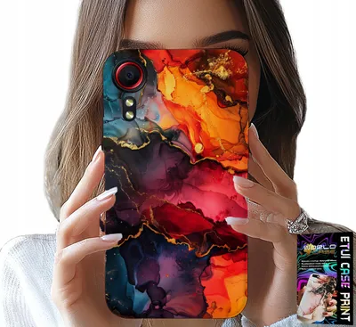 Obrázok produktu pre Puzdro Pre Samsung Galaxy Xcover 7 - Kamenné Vzory, Puzdro + Sklo