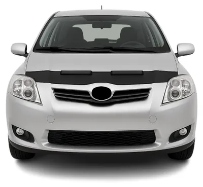 Produktbild von Haubenbra Steinschlagschutz Bonnet Bra für Toyota Auris 2006-2010 Schwarz Halb