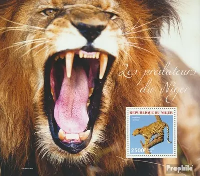 Produktbild von Briefmarken Niger 2014 Mi Block 333 (kompl. Ausg.) postfrisch Die Raubtiere