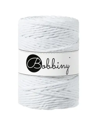 Produktbild von Bobbiny Macrame Cord 5 mm 100 m White Schnur