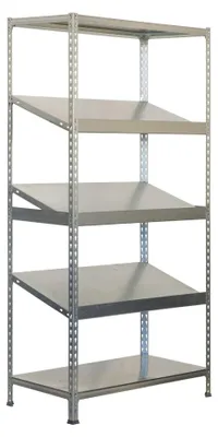 Image de Etagère Légère Sans Vis Simonexpo Plus 5/400-3 Galvanisé Galvanisé 2000x1000x400 - Simonrack