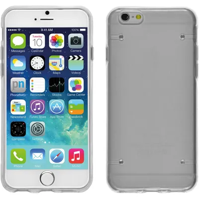 Produktbild von PhoneNatic Case kompatibel mit Apple iPhone 6 Plus / 6s Plus - Hülle clear transparent Hard-case + 2 Schutzfolien