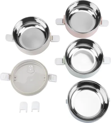 Image de Boîte à lunch portable en acier inoxydable Boîte à bento Container alimentaire (4 couches 2800ml)