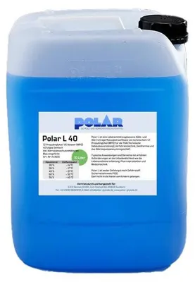 Produktbild von Polar L-MPG Glykol Frostschutzmittel, Propylenglykol 40% Gemisch 10 Liter