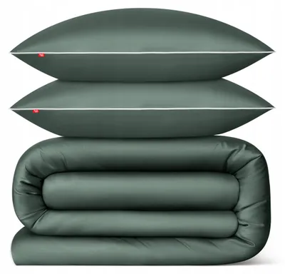 Produktbild von Softimi Satin Bettwäsche 200x220 cm Baumwolle 2 Kissenbezüge