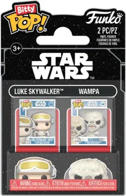 Produktbild von FUNKO Bitty POP - Star Wars Luke Skywalker und Wampa Blister