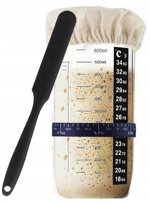 Produktbild von MPLCo Gärbehälter Sauerteig mit Thermometer 800ml