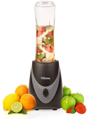 Obrázok produktu pre Tristar BL-4485, Prenosný mixér, 0,5 L, 1,15 m, 250 W, Čierna, Priehľadná