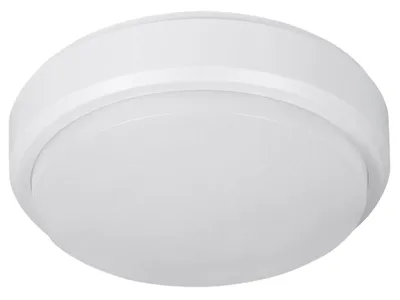 Image de Luminaire LED pour locaux humides rond IP54 550lm 4000K 8W 176x50mm blanc neutre