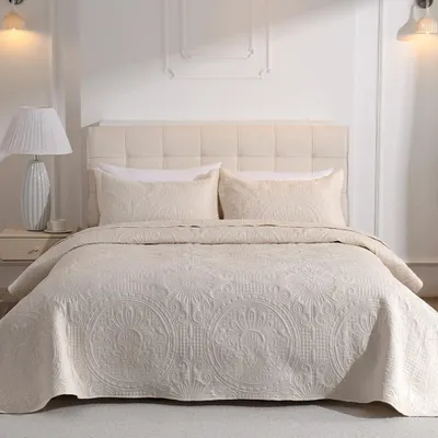 Obrázok produktu pre Omgoods – Multifunkčná prikrývka na posteľ pre dvojlôžko, 220 x 240 cm, s 2 obliečkami na vankúše