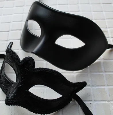 Immagine prodotto di Set di 2 maschere veneziane per il Carnevale