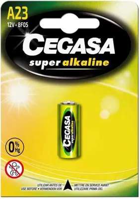 Immagine prodotto di Batteria alcalina Cegasa Super A23 Verde Verde Taglia unica