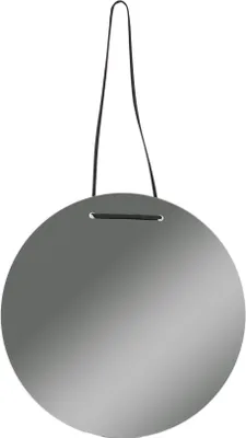 Produktbild von Runder Hängespiegel an einem Riemen, 30 cm, BD Art