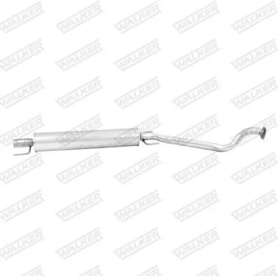 Produktbild von WALKER 72364 Mittelschalldämpfer Schalldämpfer für OPEL Astra G CC (T98) Astra G Caravan (T98) Astra G Limousine (T98) ASTRA G Kasten (F70)