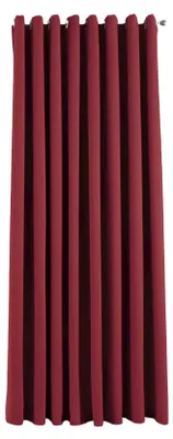 Verdunkelungsvorhang bordeaux 245x295 cm mit Ösen 1 Stück