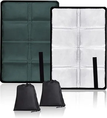 Produktbild von 2 Sitzkissen für Wanderungen und den Außenbereich, Thermokissen, faltbares Sitzkissen, für Kinder, wasserdichtes Sitzkissen, für den Einsatz im Freien, tragbar