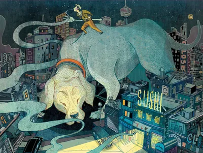 Image de New York Puzzle Company - Puzzle « Late Night Dining » (1 000 pièces)
